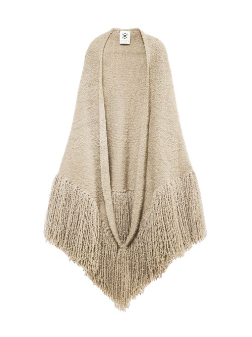 Scialle Manta CASHMERE CURLY -- DUNE DI SAMPIERI by 'Chiara is' CHIARA IS | SMAN004WSSAMPIERI SAND SND